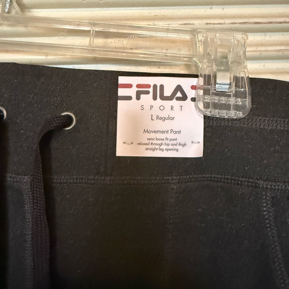 Fila Dark Gray Movement Workout Pants - Picture 5 of 10